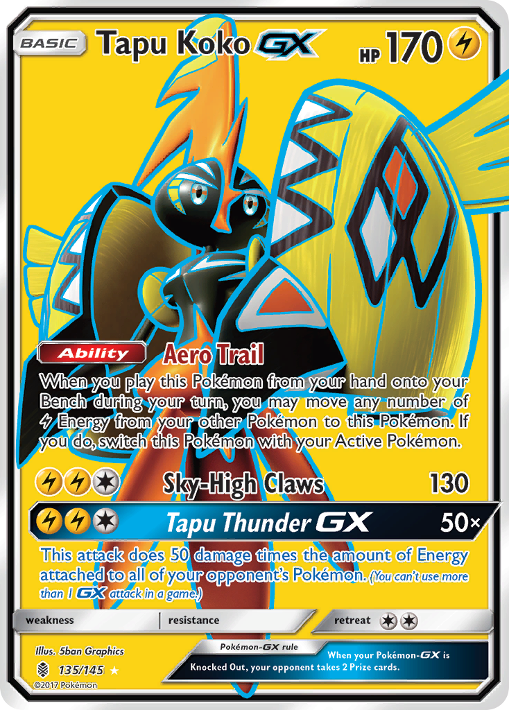 Tapu Koko GX (135/145) [Sun & Moon: Guardians Rising] | North Game Den