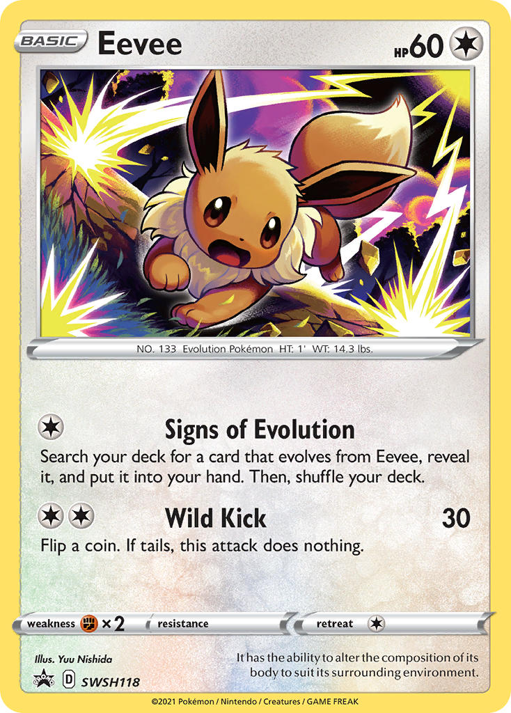 Eevee (SWSH118) [Sword & Shield: Black Star Promos] | North Game Den