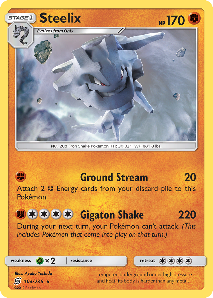 Steelix (104/236) [Sun & Moon: Unified Minds] | North Game Den