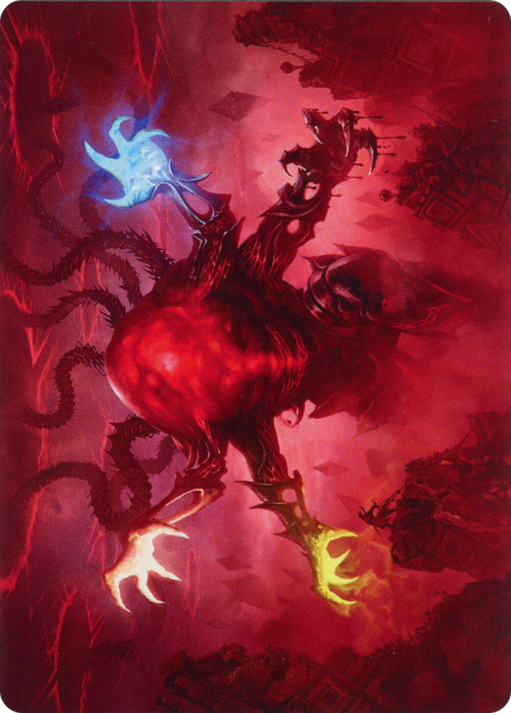 Omnath, Locus of All Art Card (51) [March of the Machine Art Series] | North Game Den