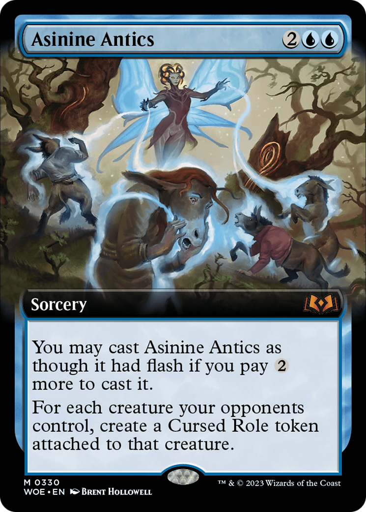 Asinine Antics (Extended Art) [Wilds of Eldraine] | North Game Den