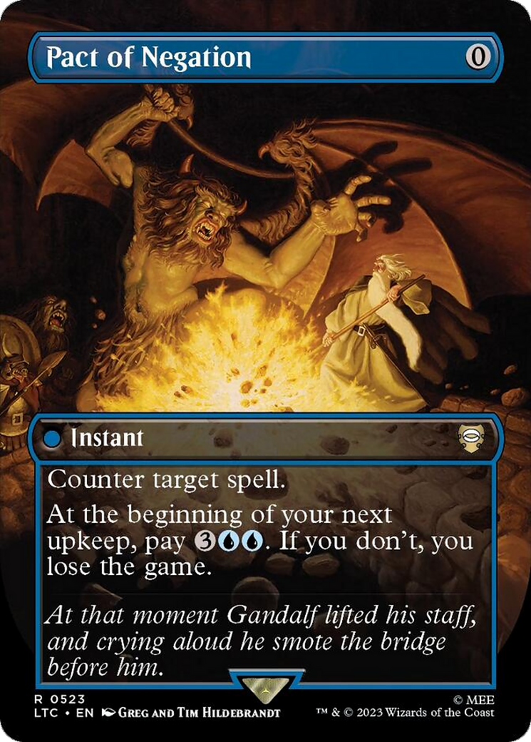 Pact of Negation (Borderless) [The Lord of the Rings: Tales of Middle-Earth Commander] | North Game Den