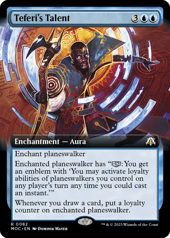 Teferi's Talent (Extended Art) [March of the Machine Commander] | North Game Den