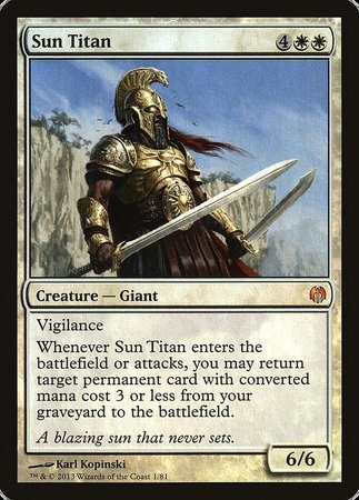 Sun Titan [Duel Decks: Heroes vs. Monsters] | North Game Den