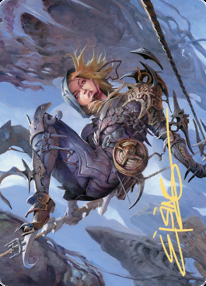 Blackbloom Rogue Art Card (Gold-Stamped Signature) [Zendikar Rising Art Series] | North Game Den