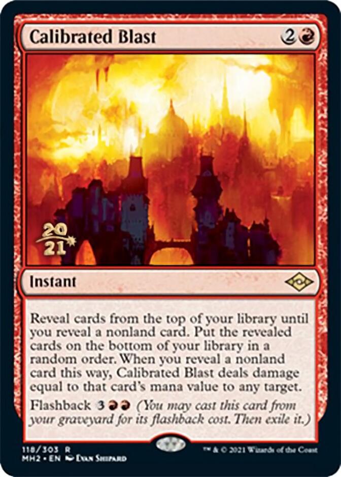 Calibrated Blast [Modern Horizons 2 Prerelease Promos] | North Game Den