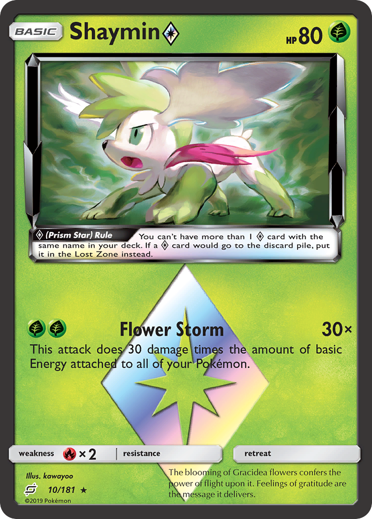 Shaymin (10/181) (Prism Star) [Sun & Moon: Team Up] | North Game Den