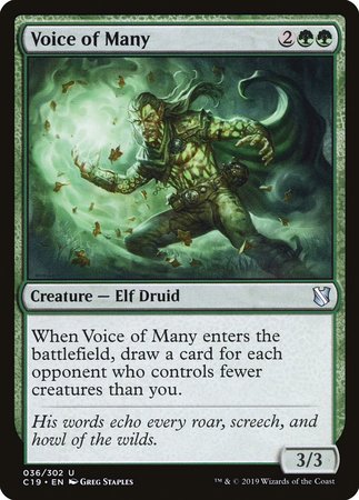 Voice of Many [Commander 2019] | North Game Den