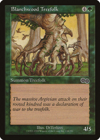 Blanchwood Treefolk [Urza's Saga] | North Game Den