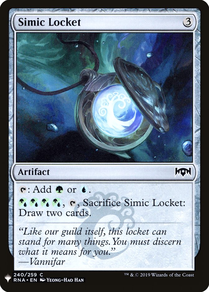 Simic Locket [Mystery Booster] | North Game Den