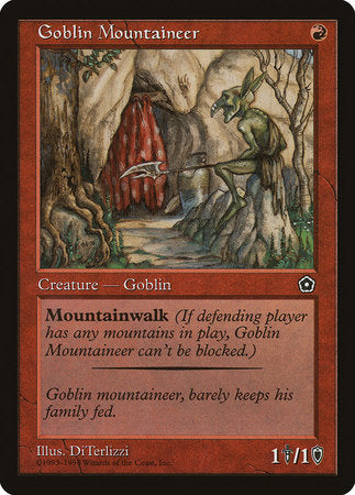 Goblin Mountaineer [Portal Second Age] | North Game Den