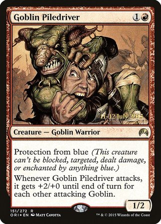 Goblin Piledriver [Magic Origins Promos] | North Game Den