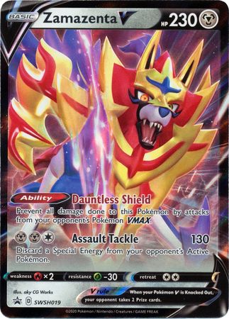 Zamazenta V (SWSH019) [Sword & Shield: Black Star Promos] | North Game Den