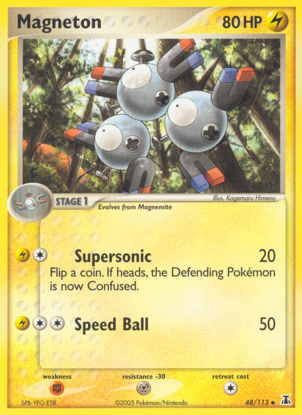 Magneton (48/113) [EX: Delta Species] | North Game Den