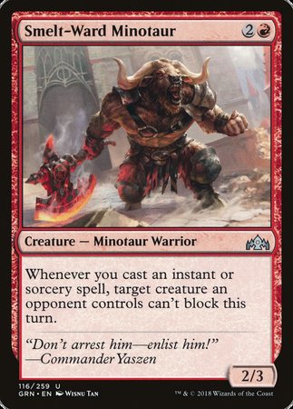 Smelt-Ward Minotaur [Guilds of Ravnica] | North Game Den