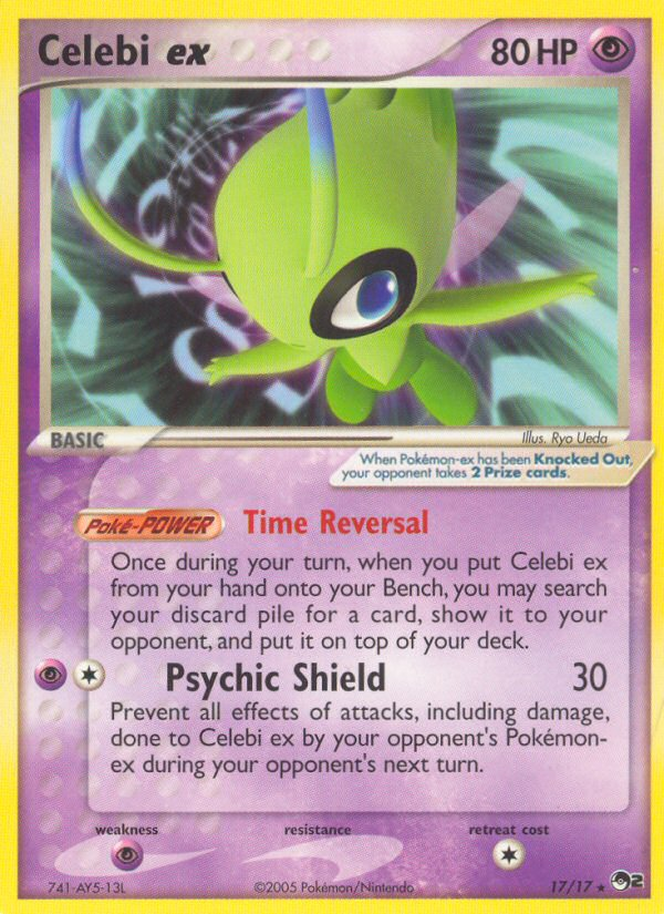 Celebi ex (17/17) [POP Series 2] | North Game Den