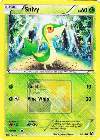 Snivy (1/114) (League Promo) [Black & White: Base Set] | North Game Den