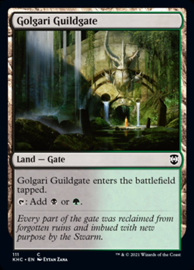 Golgari Guildgate [Kaldheim Commander] | North Game Den