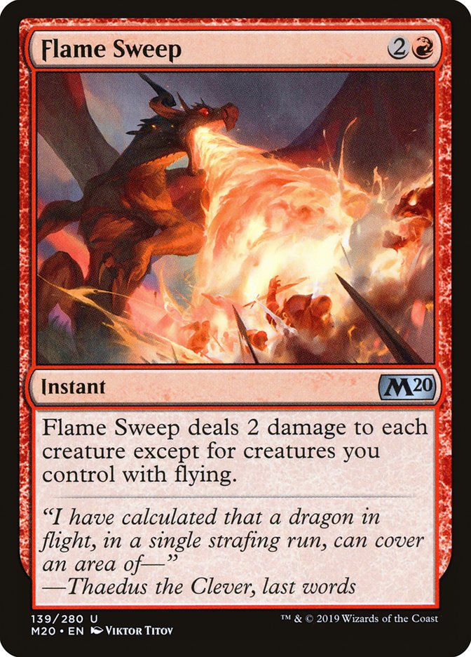 Flame Sweep [Core Set 2020] | North Game Den