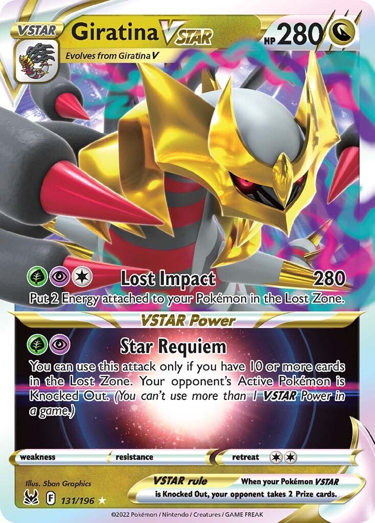 Giratina VSTAR (131/196) (Jumbo Card) [Sword & Shield: Lost Origin] | North Game Den