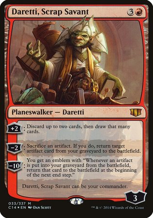 Daretti, Scrap Savant (Commander 2014) [Commander 2014 Oversized] | North Game Den