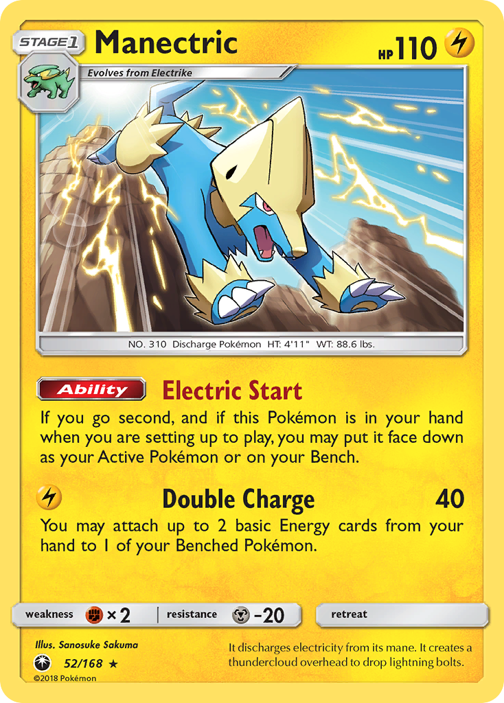 Manectric (52/168) [Sun & Moon: Celestial Storm] | North Game Den