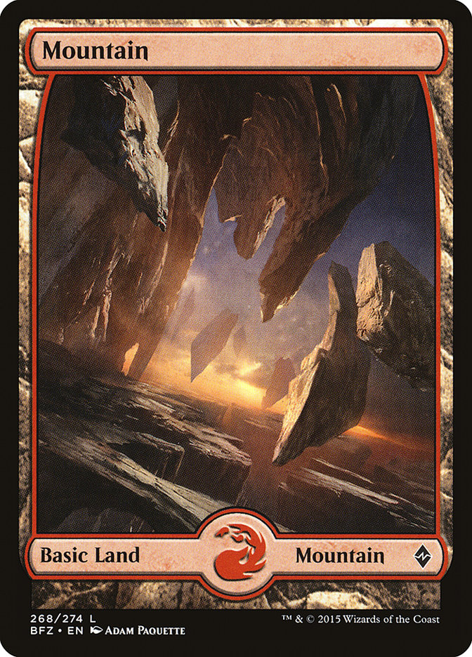 Mountain (268) [Battle for Zendikar] | North Game Den