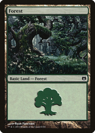 Forest (81) [Duel Decks: Heroes vs. Monsters] | North Game Den