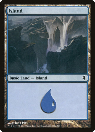 Island (235a) [Zendikar] | North Game Den