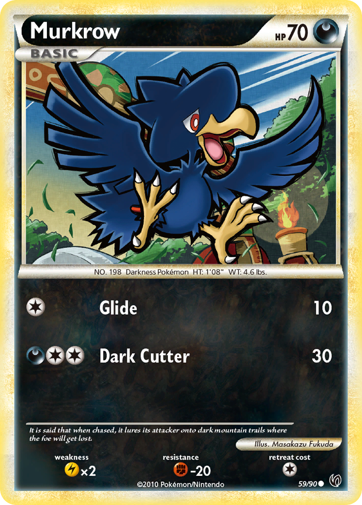 Murkrow (59/90) [HeartGold & SoulSilver: Undaunted] | North Game Den