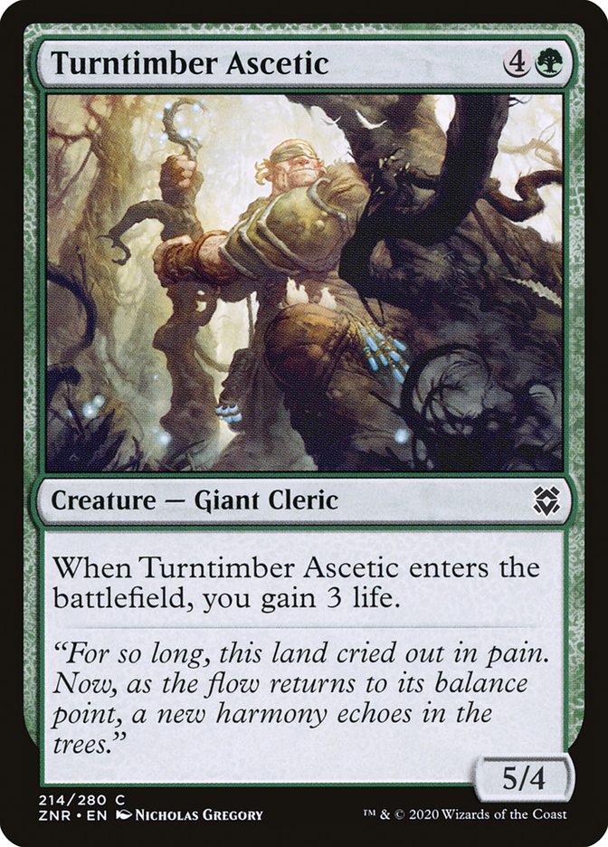 Turntimber Ascetic [Zendikar Rising] | North Game Den