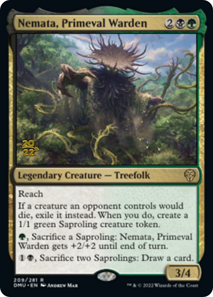 Nemata, Primeval Warden [Dominaria United Prerelease Promos] | North Game Den