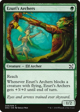 Ezuri's Archers [Duel Decks: Elves vs. Inventors] | North Game Den