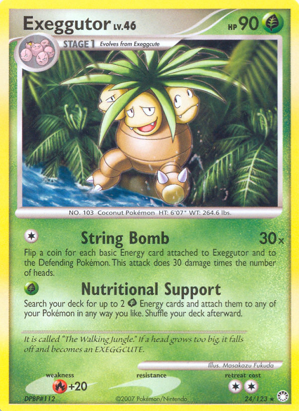 Exeggutor (24/123) [Diamond & Pearl: Mysterious Treasures] | North Game Den