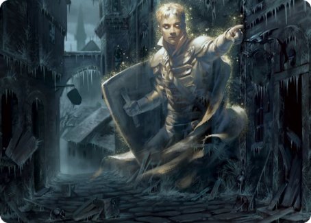 Dennick, Pious Apparition Art Card [Innistrad: Midnight Hunt Art Series] | North Game Den