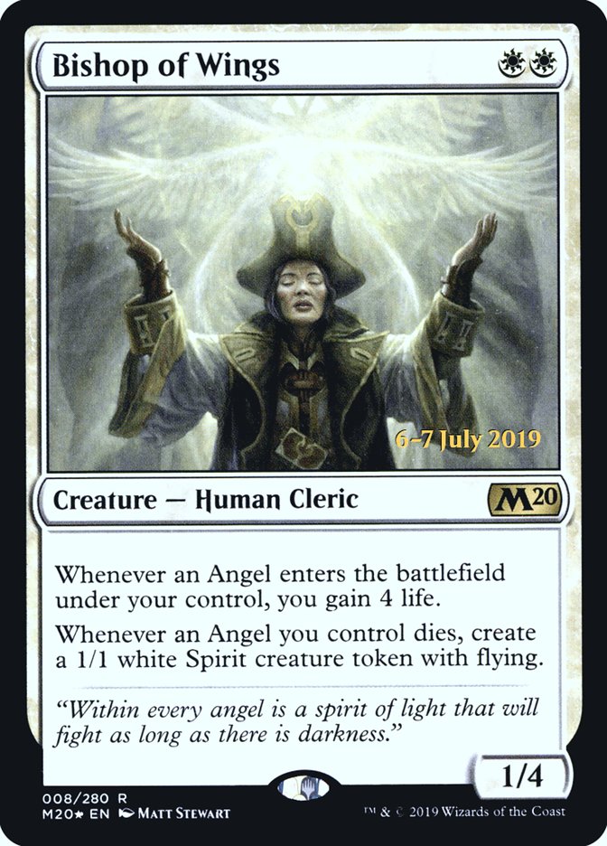 Bishop of Wings  [Core Set 2020 Prerelease Promos] | North Game Den