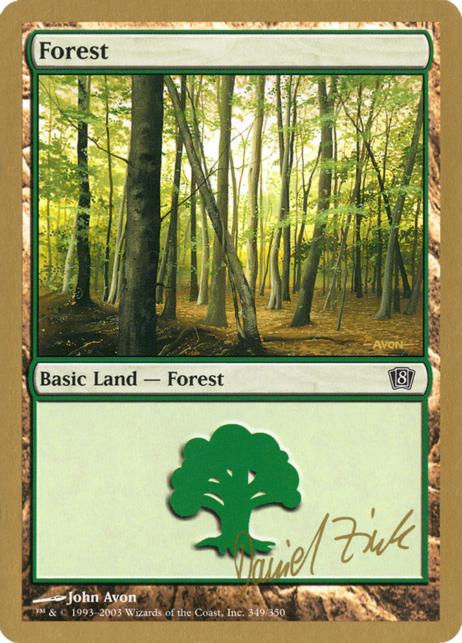 Forest (dz349) (Daniel Zink) [World Championship Decks 2003] | North Game Den