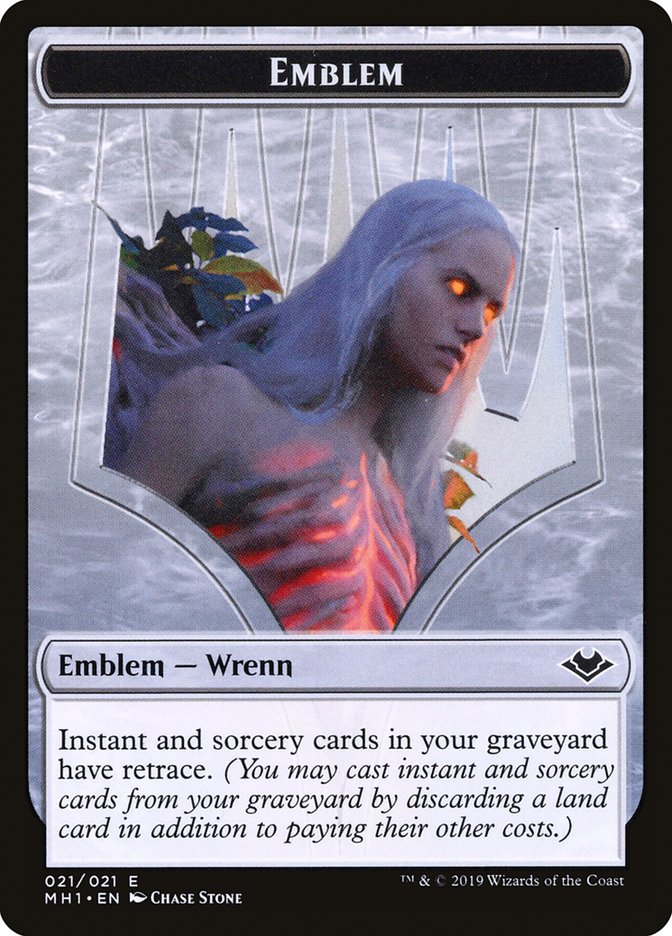 Wrenn and Six Emblem [Modern Horizons Tokens] | North Game Den