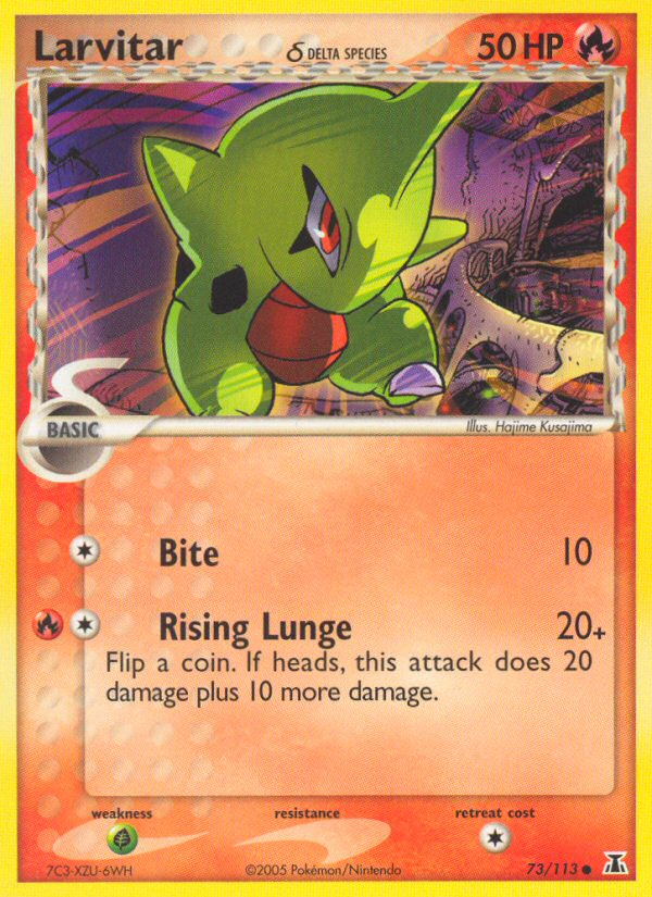 Larvitar (73/113) (Delta Species) [EX: Delta Species] | North Game Den