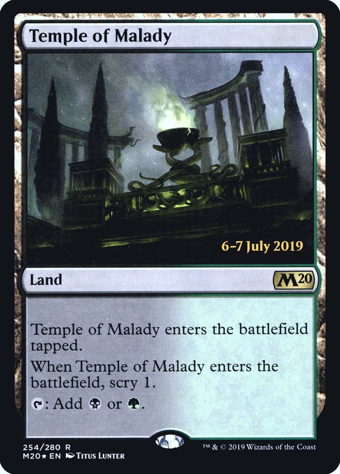 Temple of Malady  [Core Set 2020 Prerelease Promos] | North Game Den