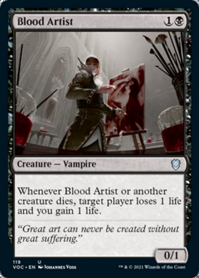 Blood Artist [Innistrad: Crimson Vow Commander] | North Game Den