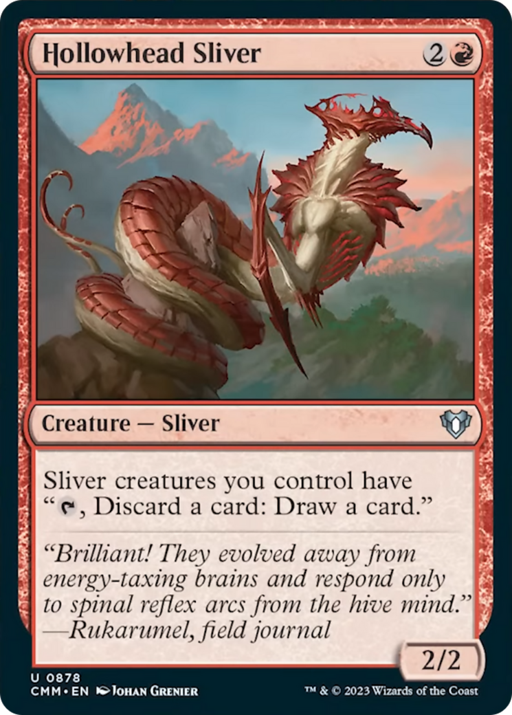Hollowhead Sliver [Commander Masters] | North Game Den