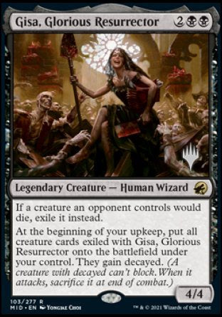 Gisa, Glorious Resurrector (Promo Pack) [Innistrad: Midnight Hunt Promos] | North Game Den