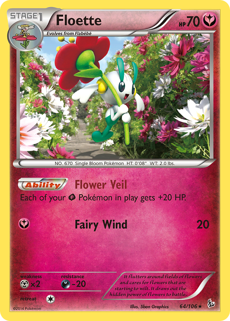 Floette (64/106) [XY: Flashfire] | North Game Den