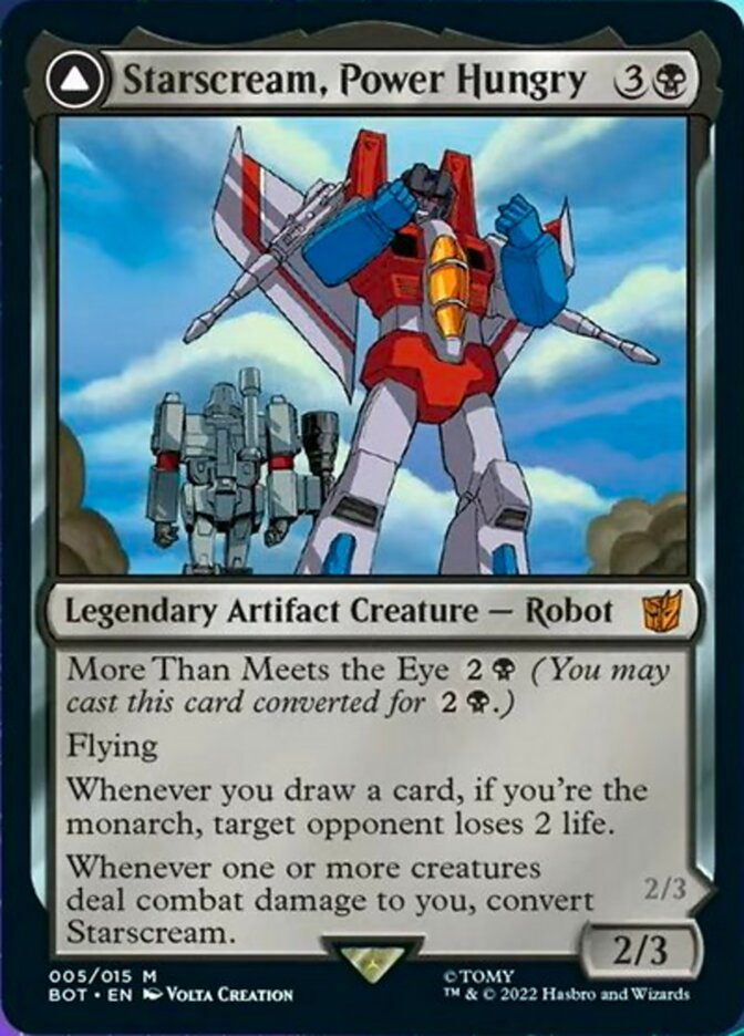 Starscream, Power Hungry // Starscream, Seeker Leader [Universes Beyond: Transformers] | North Game Den
