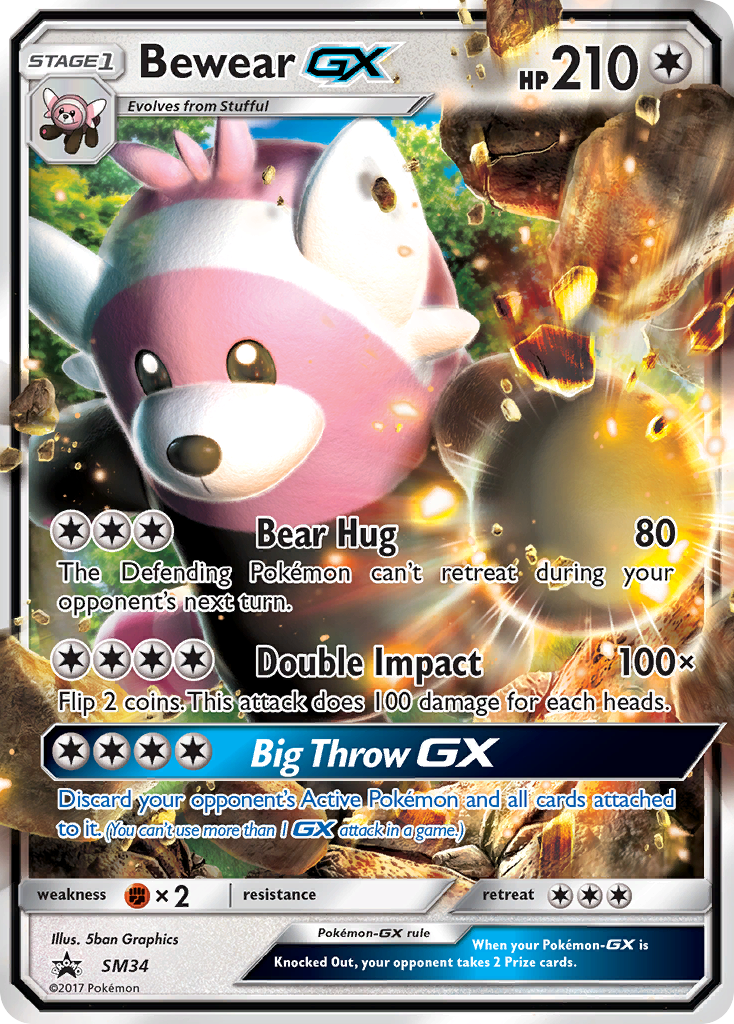 Bewear GX (SM34) [Sun & Moon: Black Star Promos] | North Game Den