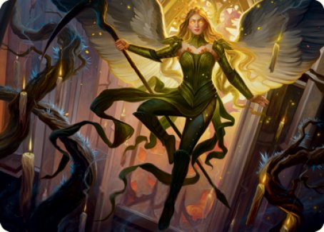 Sigarda, Champion of Light Art Card [Innistrad: Midnight Hunt Art Series] | North Game Den