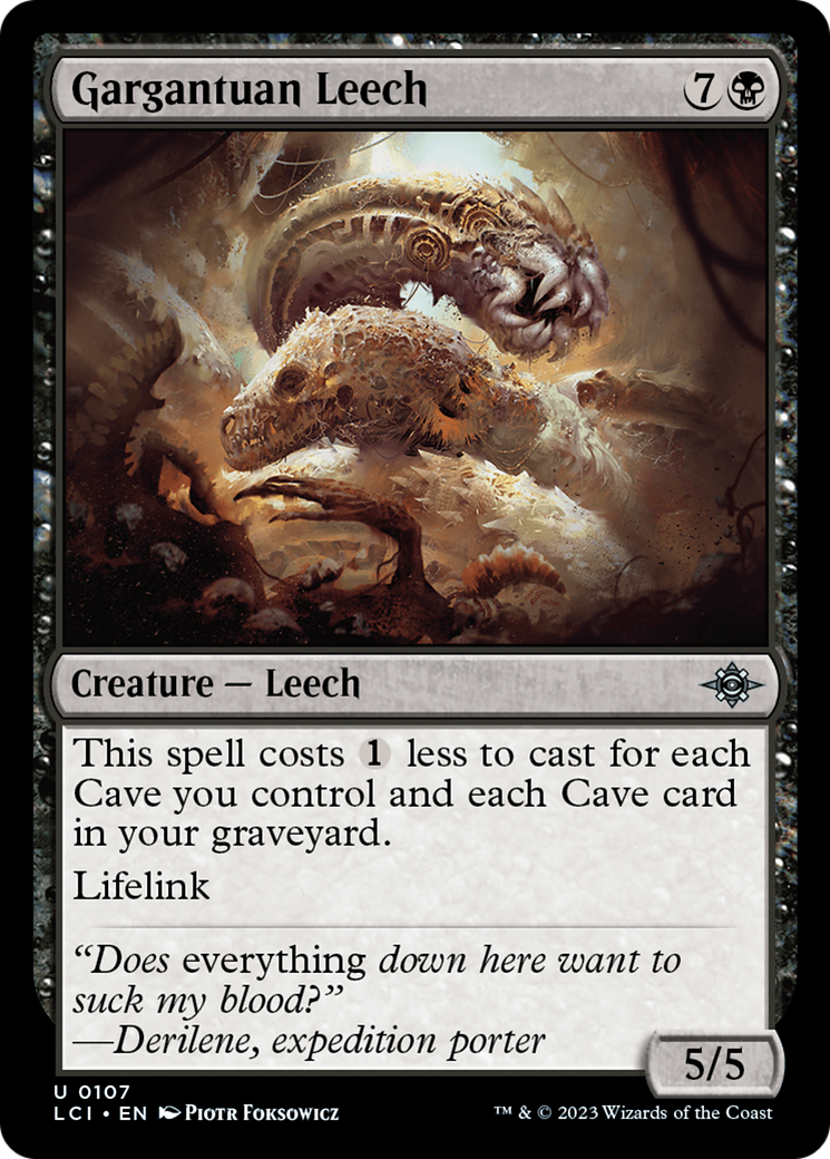 Gargantuan Leech [The Lost Caverns of Ixalan] | North Game Den