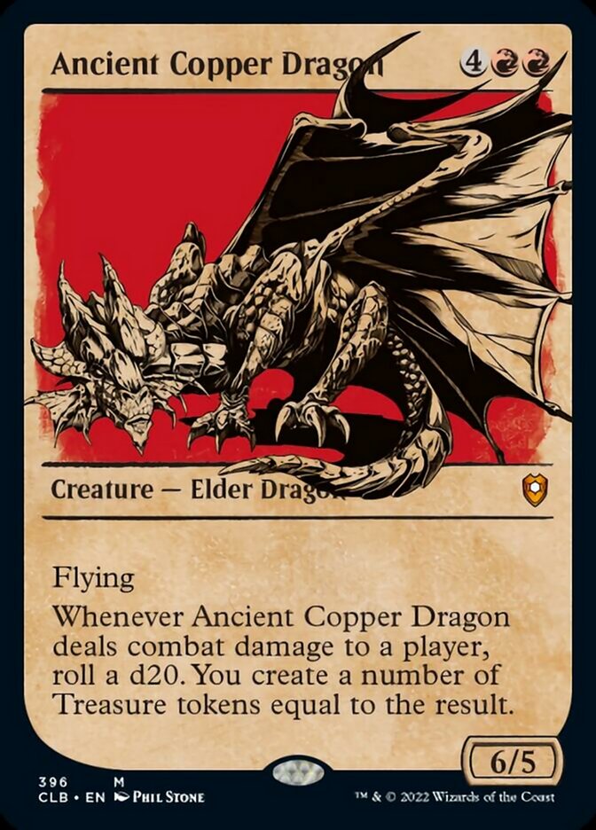 Ancient Copper Dragon (Showcase) [Commander Legends: Battle for Baldur's Gate] | North Game Den