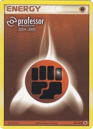 Fighting Energy (105/109) (2004 2005) [Professor Program Promos] | North Game Den